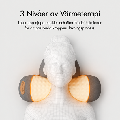 Cervia – 3 i 1 Nackstöd med Värme & Massage